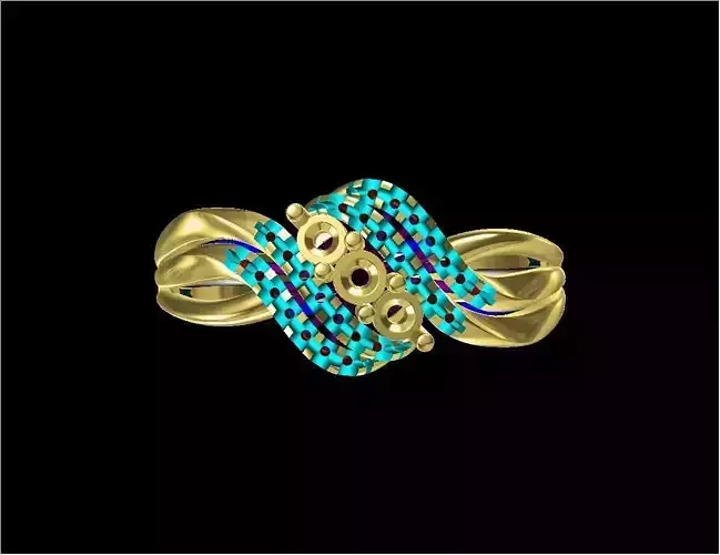 3d jewelry ring
