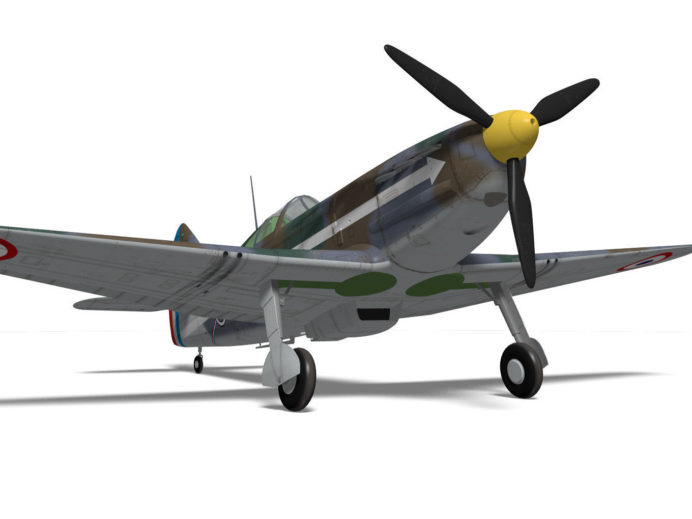 Dewoitine D520 3D model_7