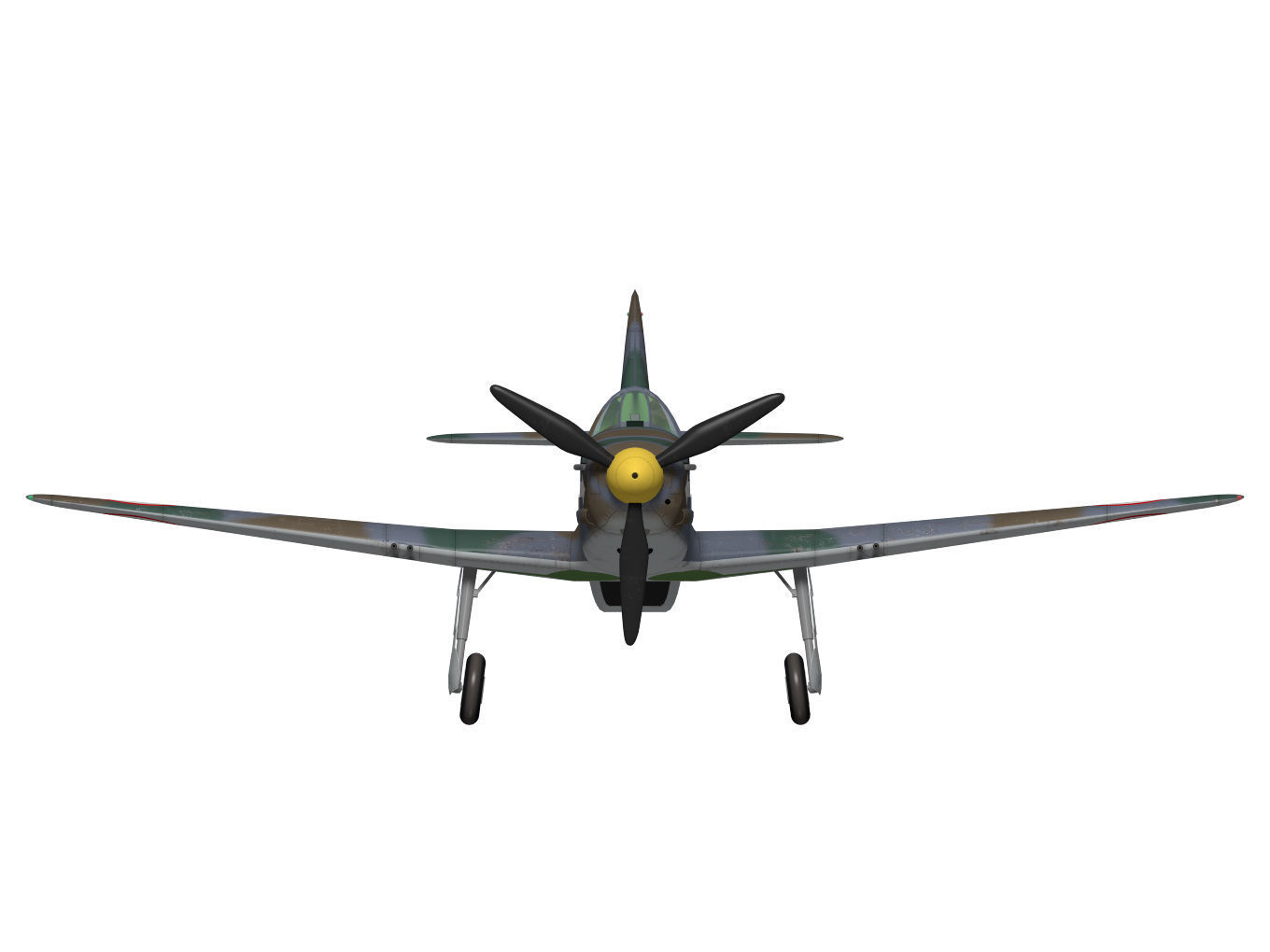 Dewoitine D520 3D model_11