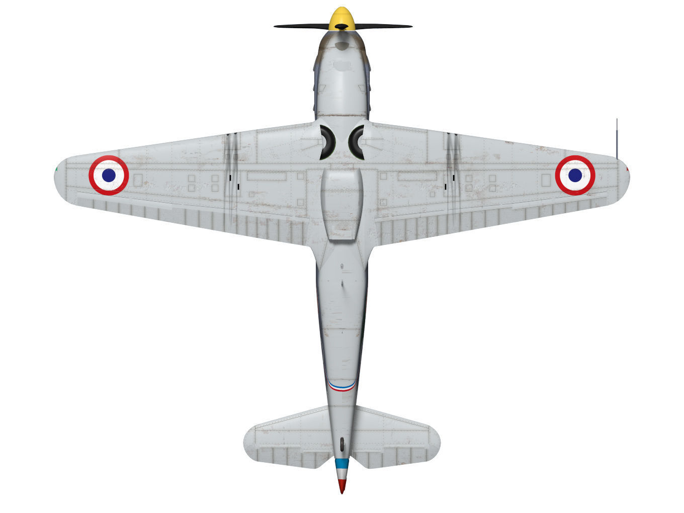 Dewoitine D520 3D model_13