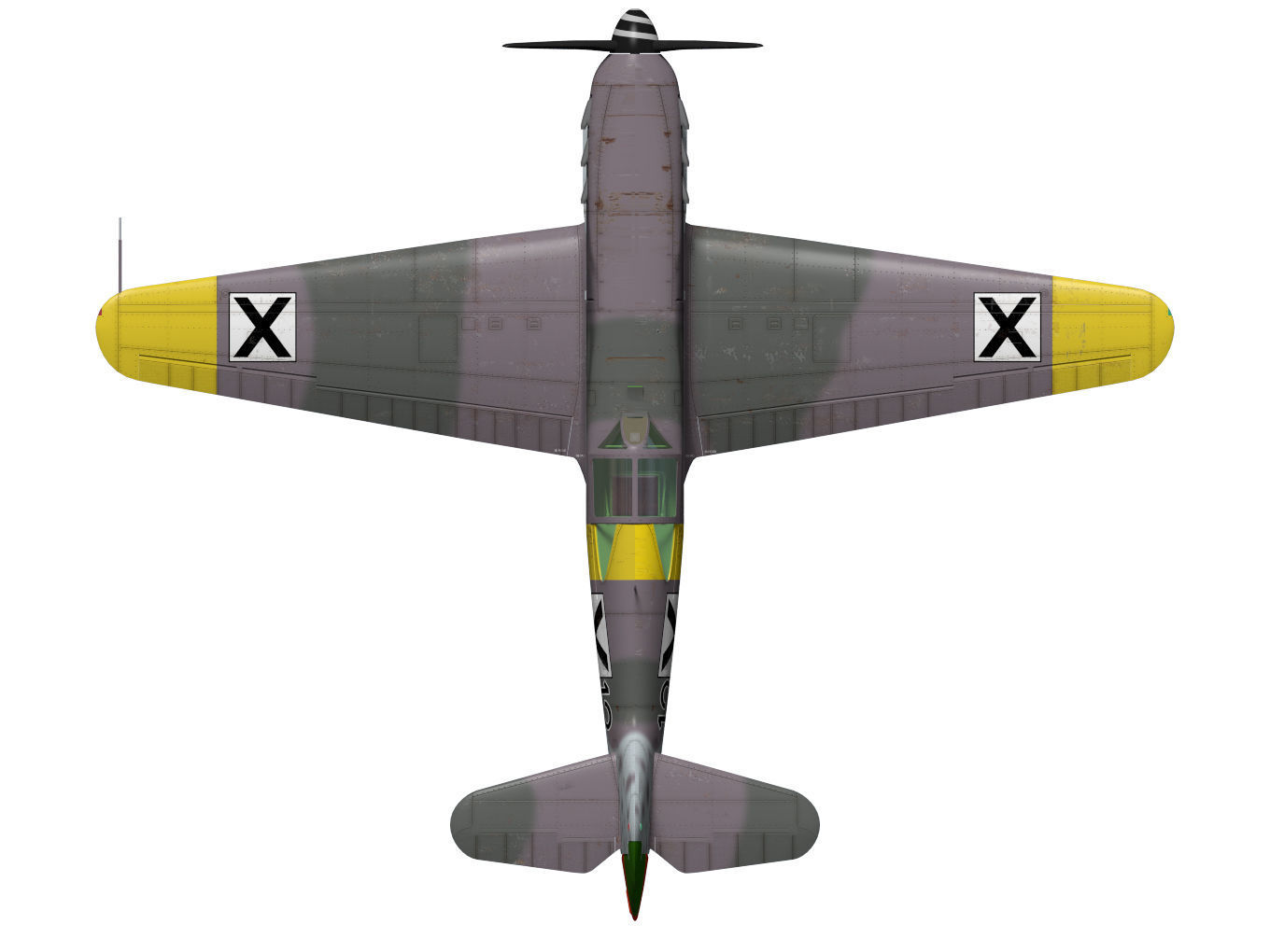 Dewoitine D520 3D model_12