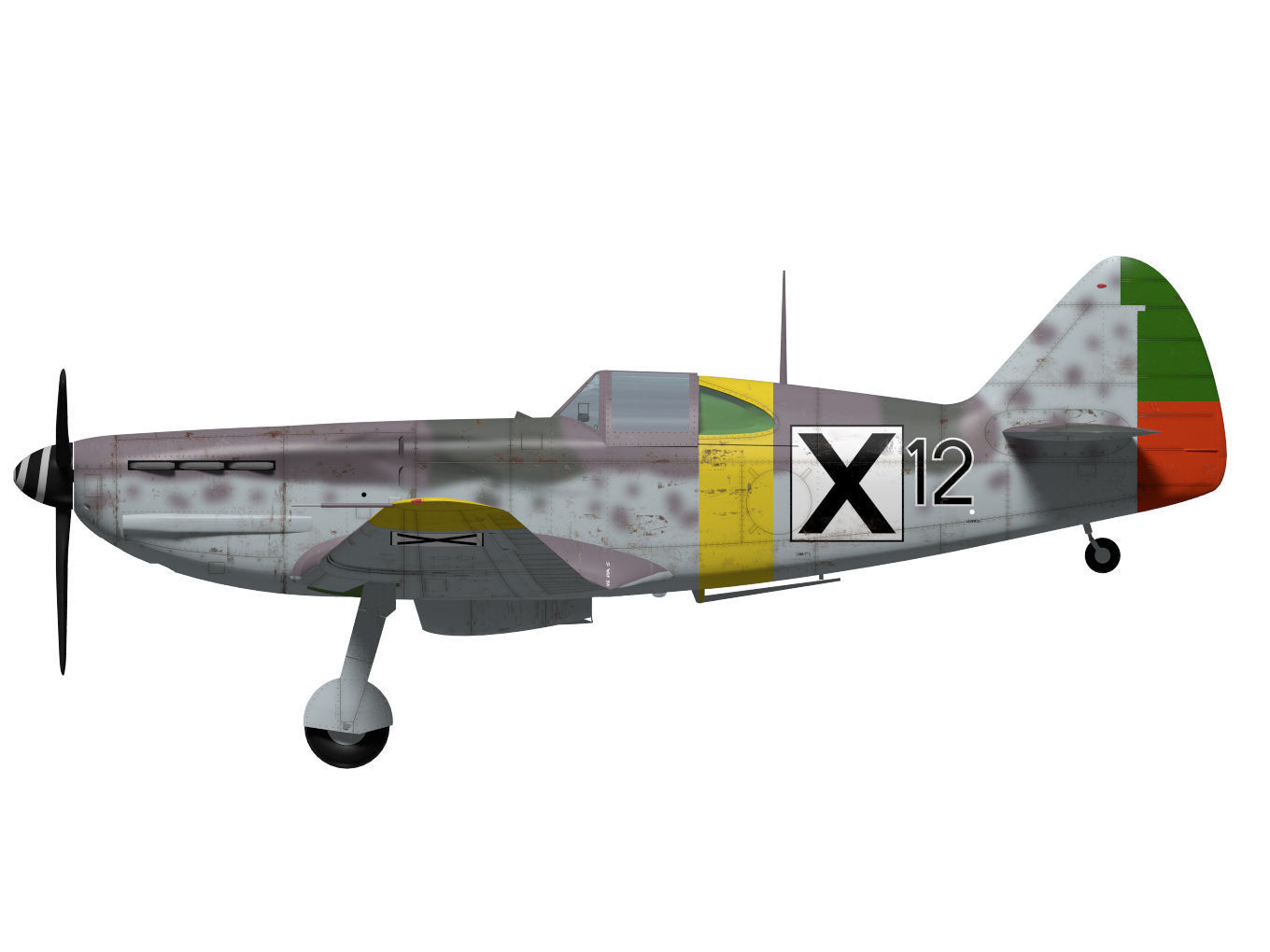 Dewoitine D520 3D model_9