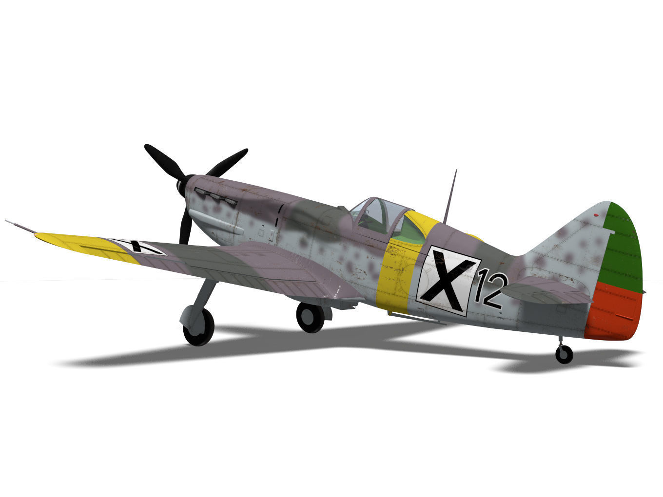 Dewoitine D520 3D model_6