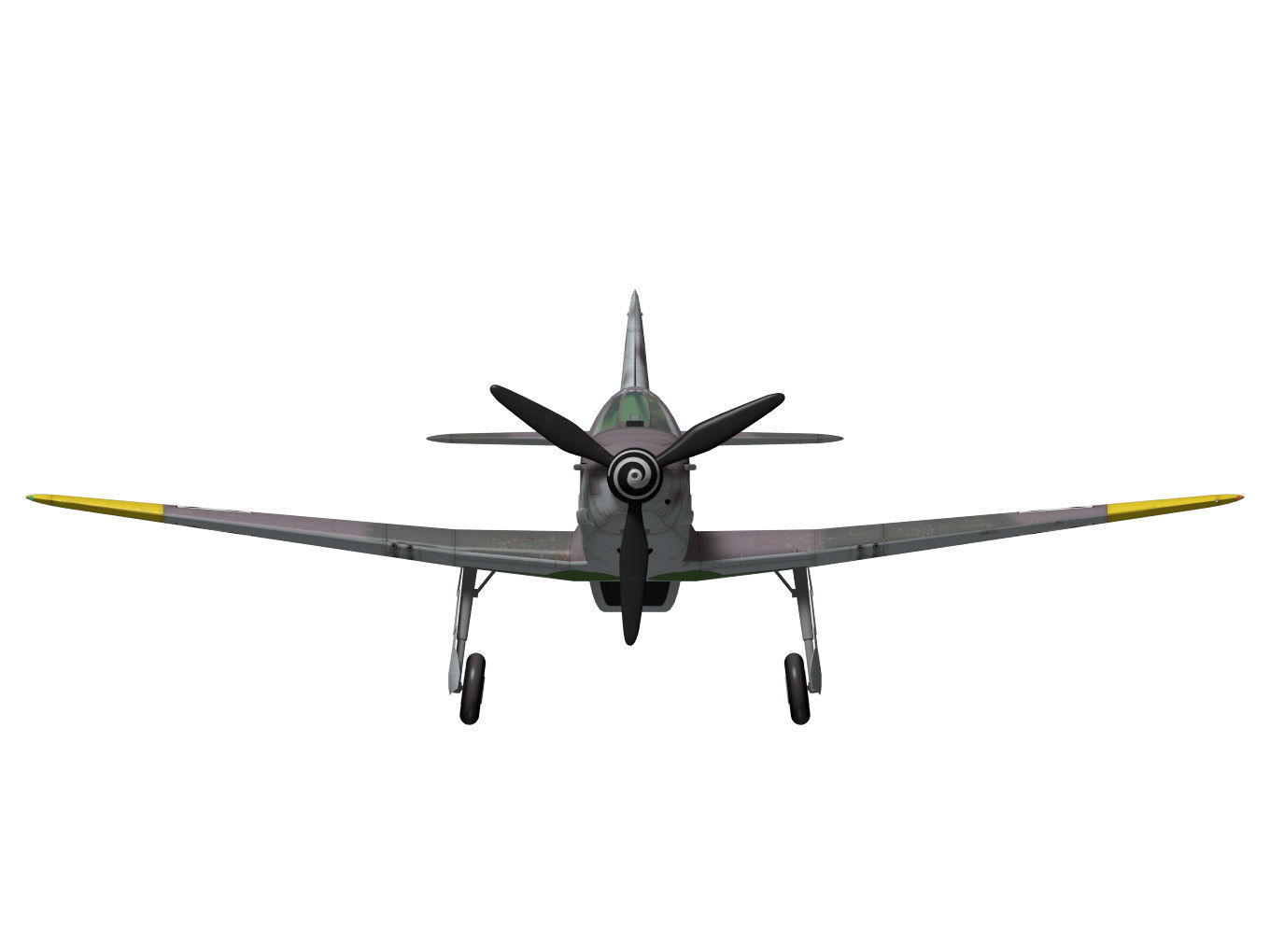 Dewoitine D520 3D model_11