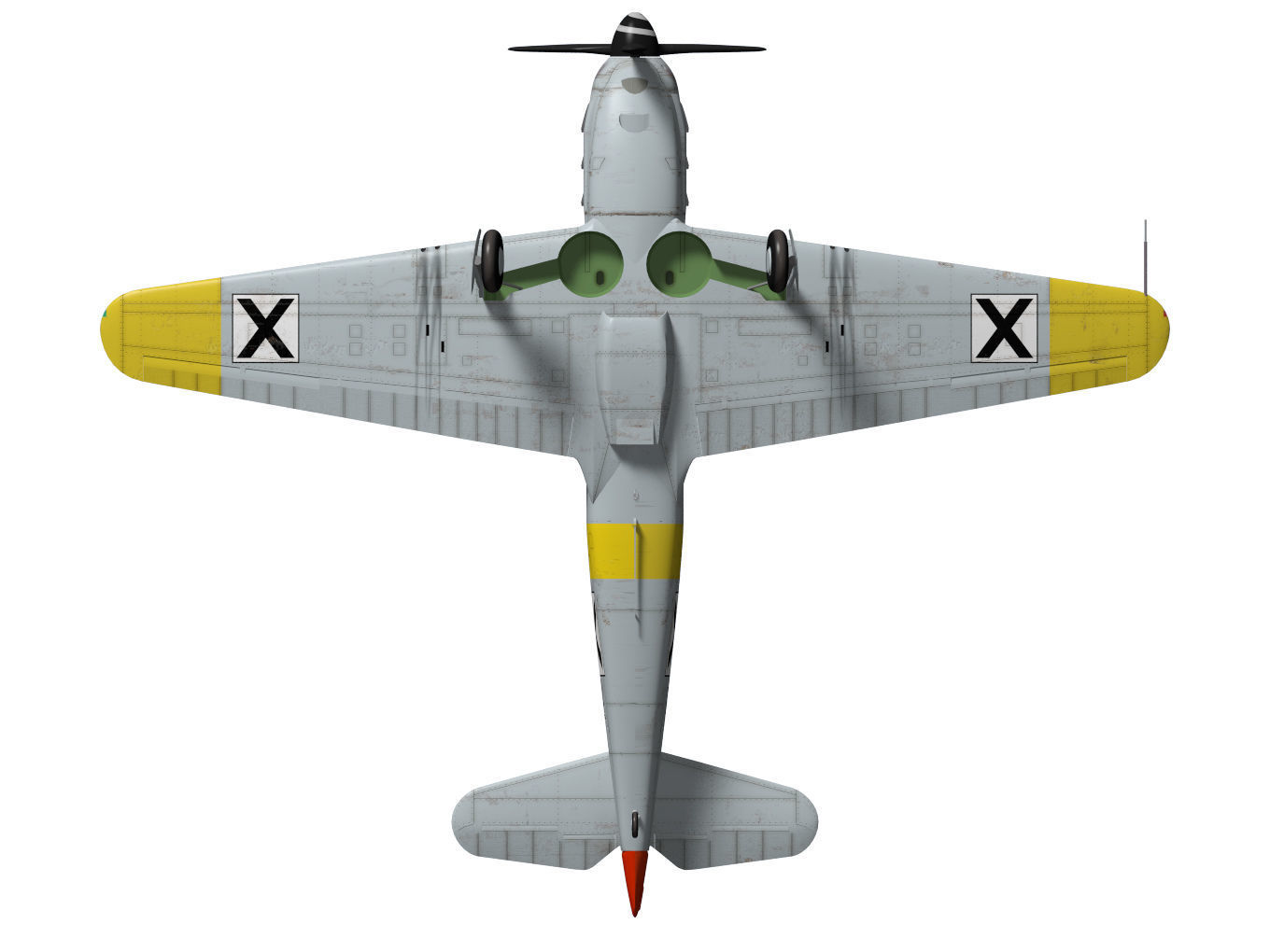 Dewoitine D520 3D model_14