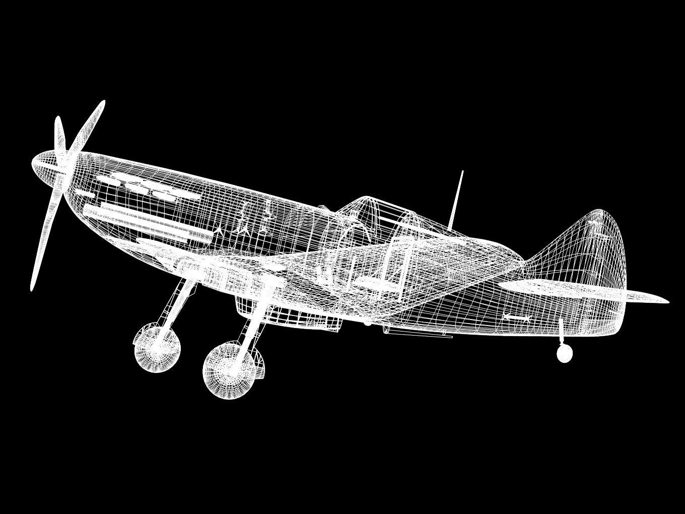 Dewoitine D520 3D model_16