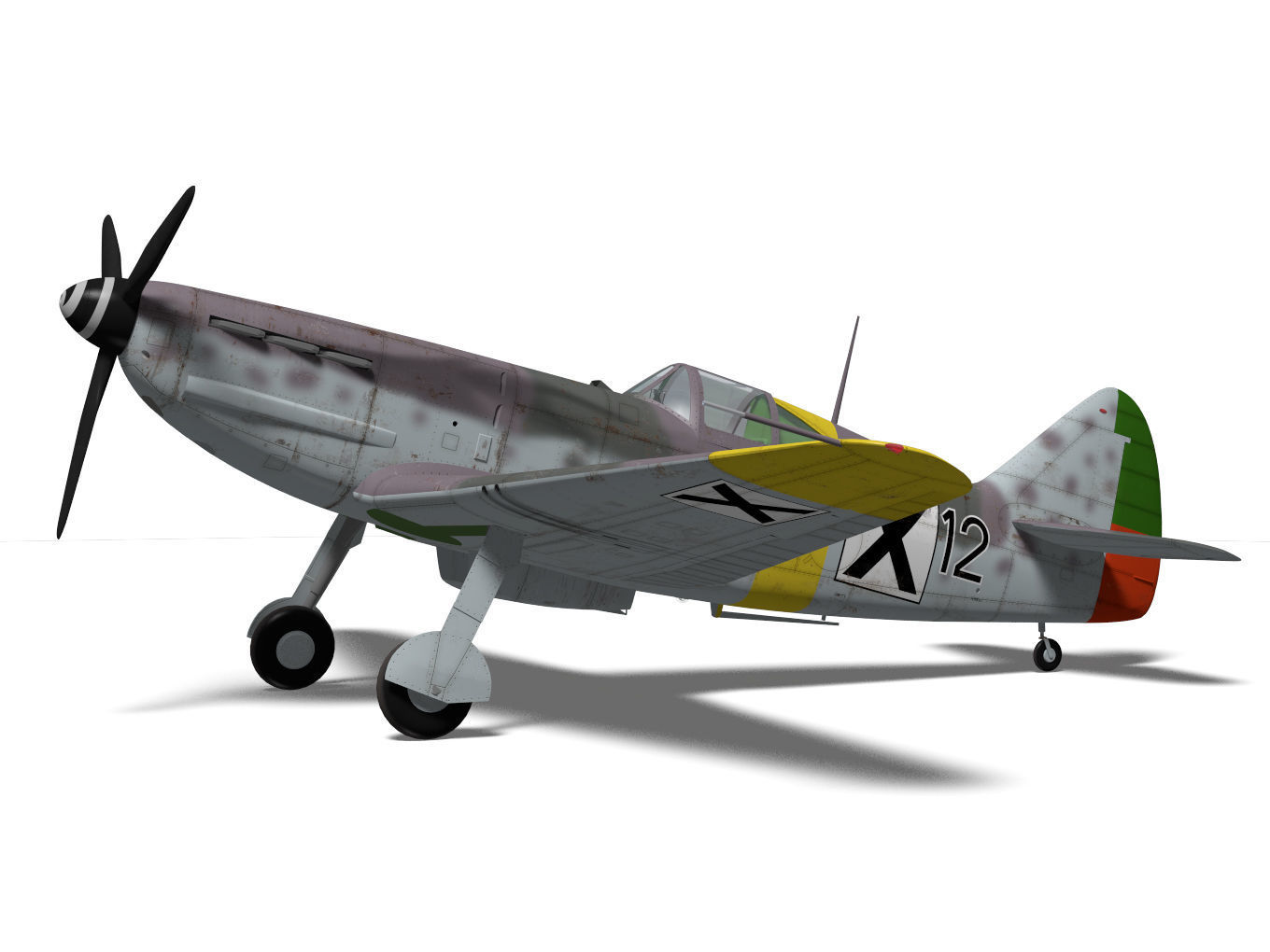 Dewoitine D520 3D model_5