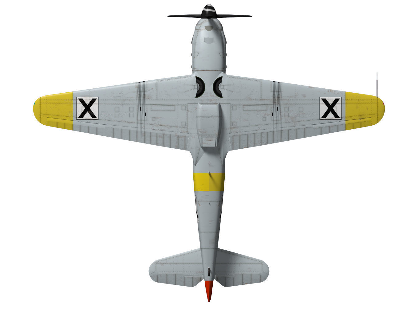 Dewoitine D520 3D model_13