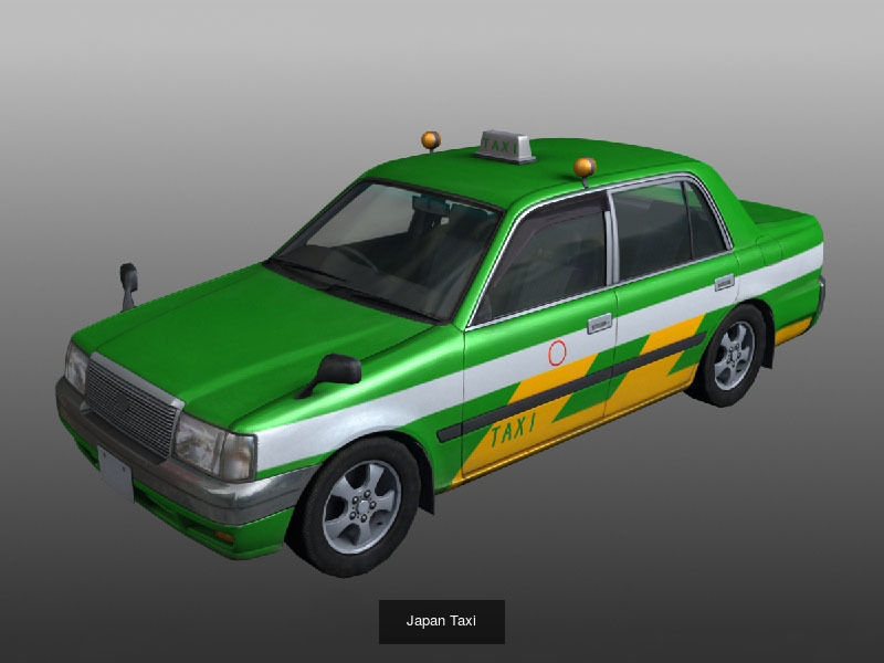 Japanse Traffic 3D Model Collection_9