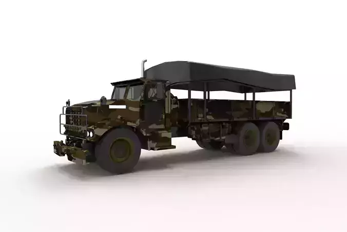 Military truck type A 3D model