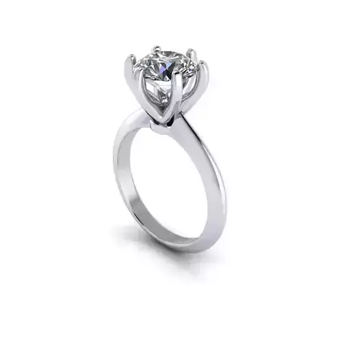 Tiffany Solitaire Diamond Ring R42