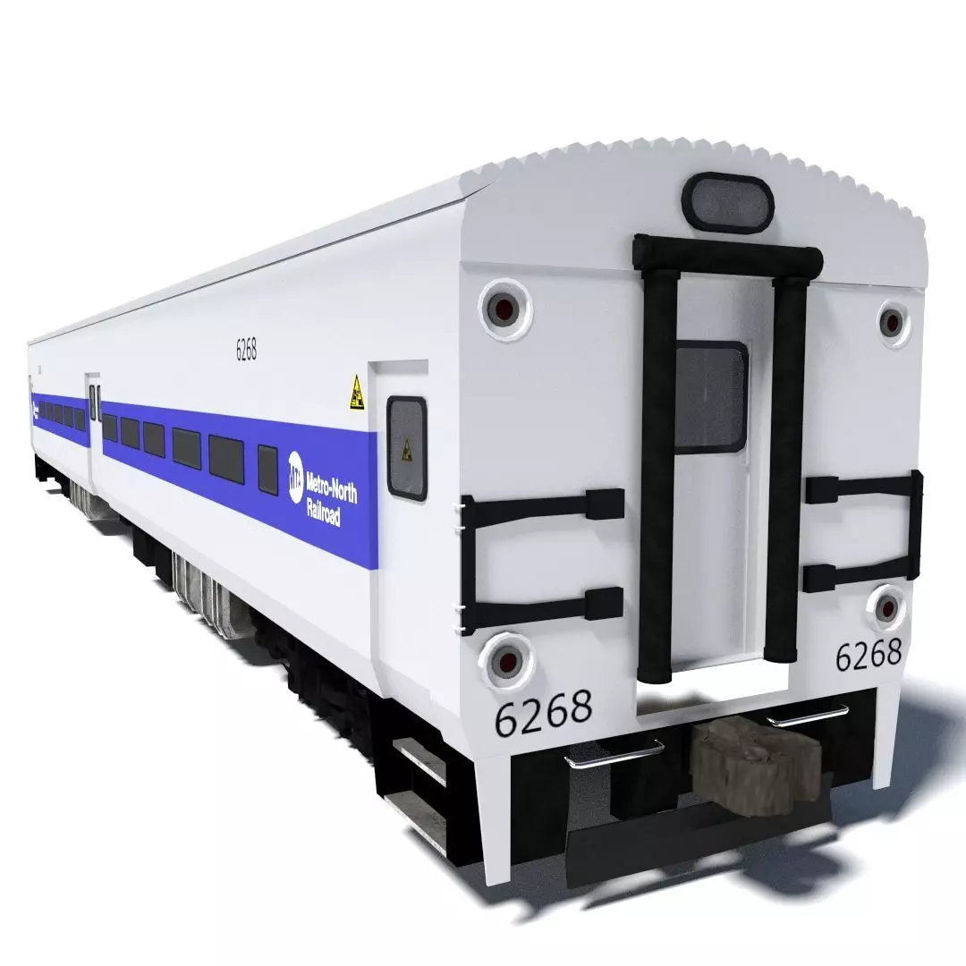 Metro-North Wagon 2 3D model_0