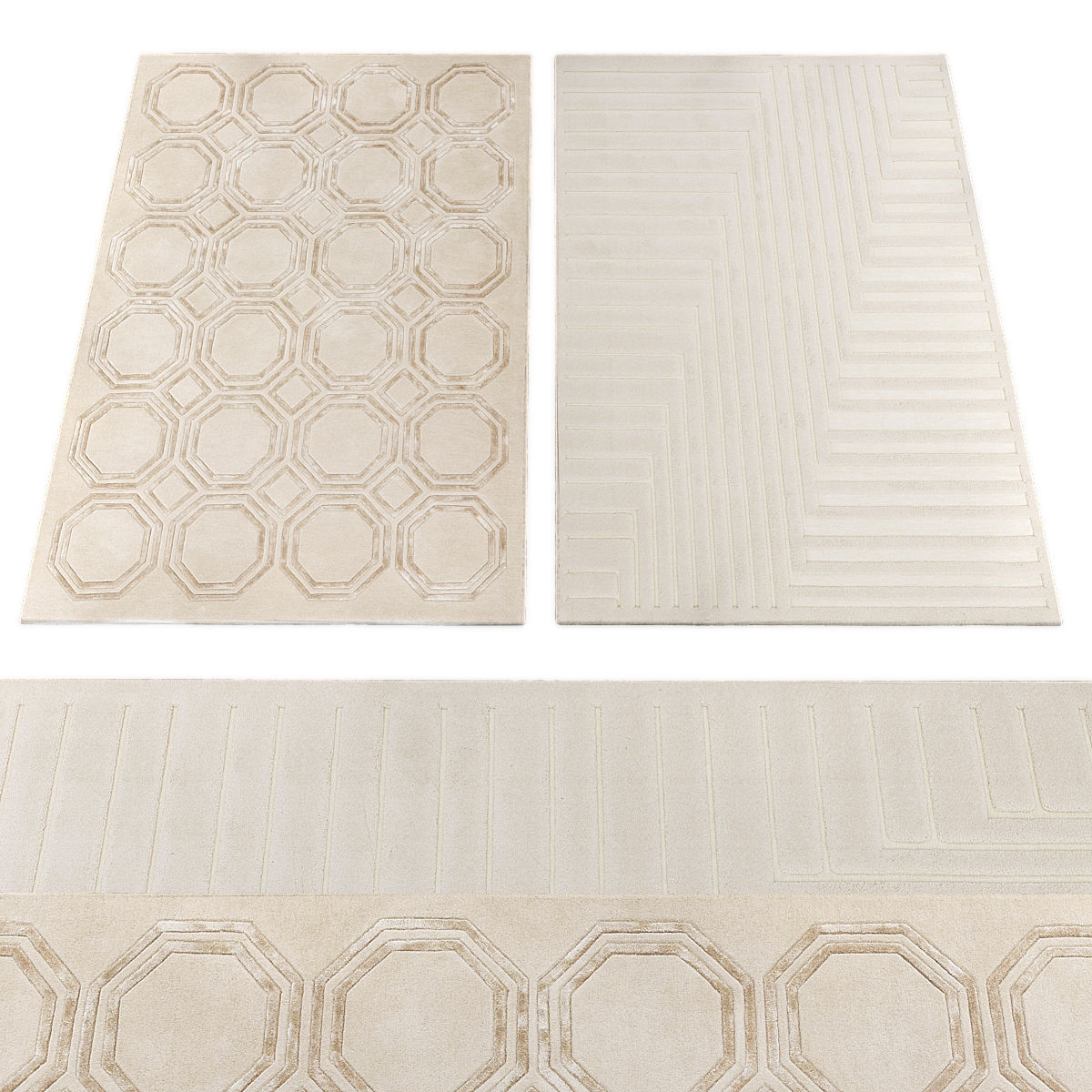 Rug500 Low-poly 3D model_1