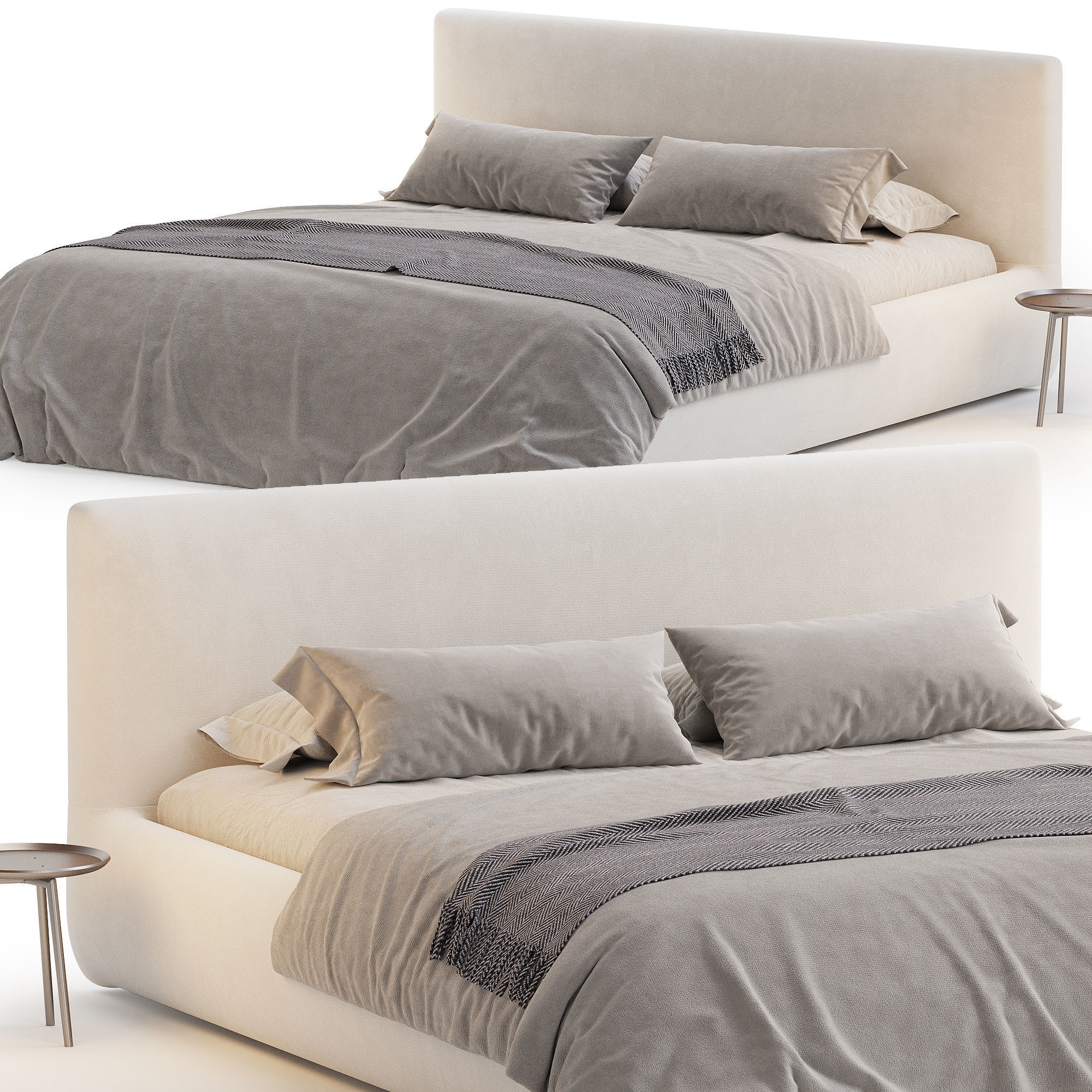 MERKURIO Bed 3D model_7