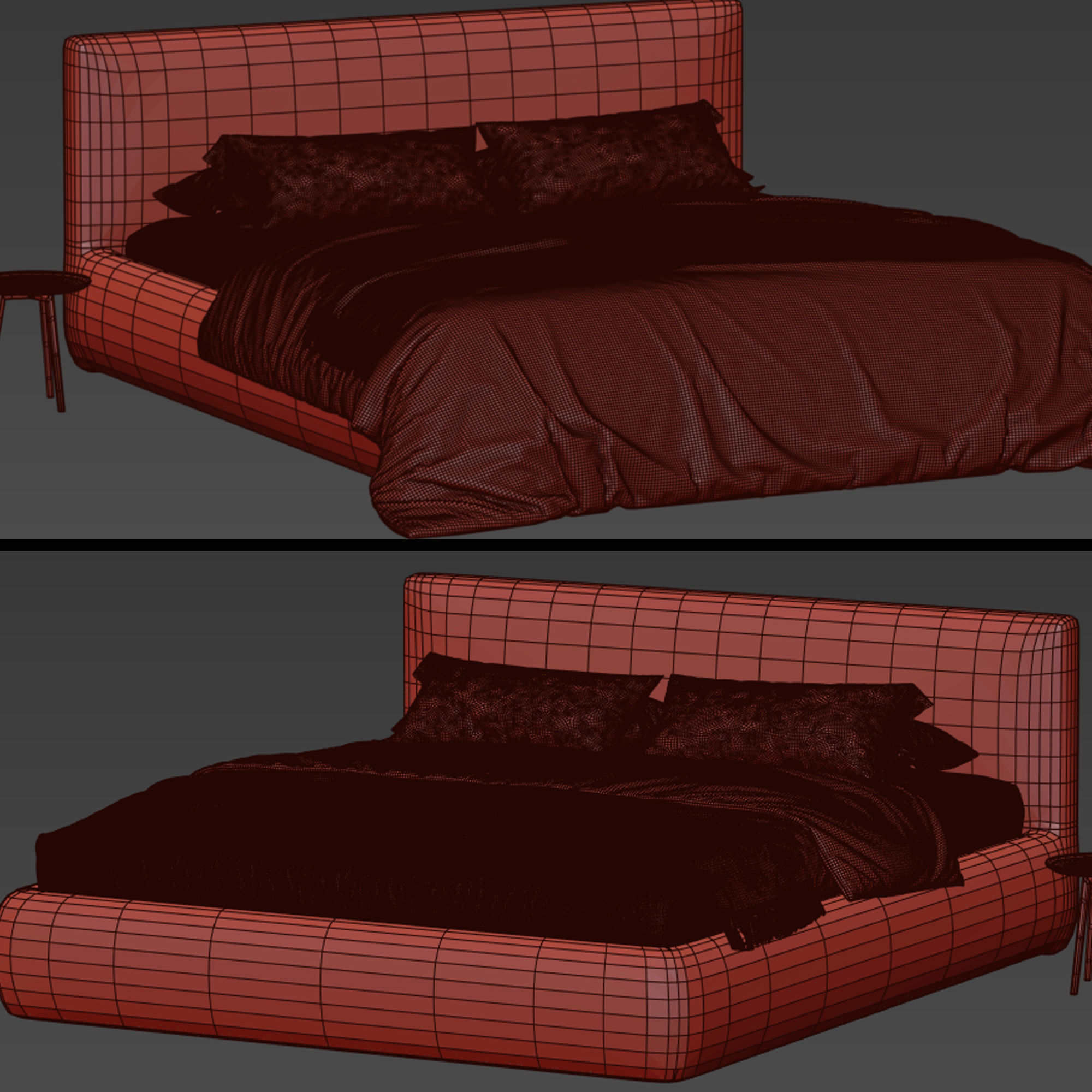 MERKURIO Bed 3D model_3