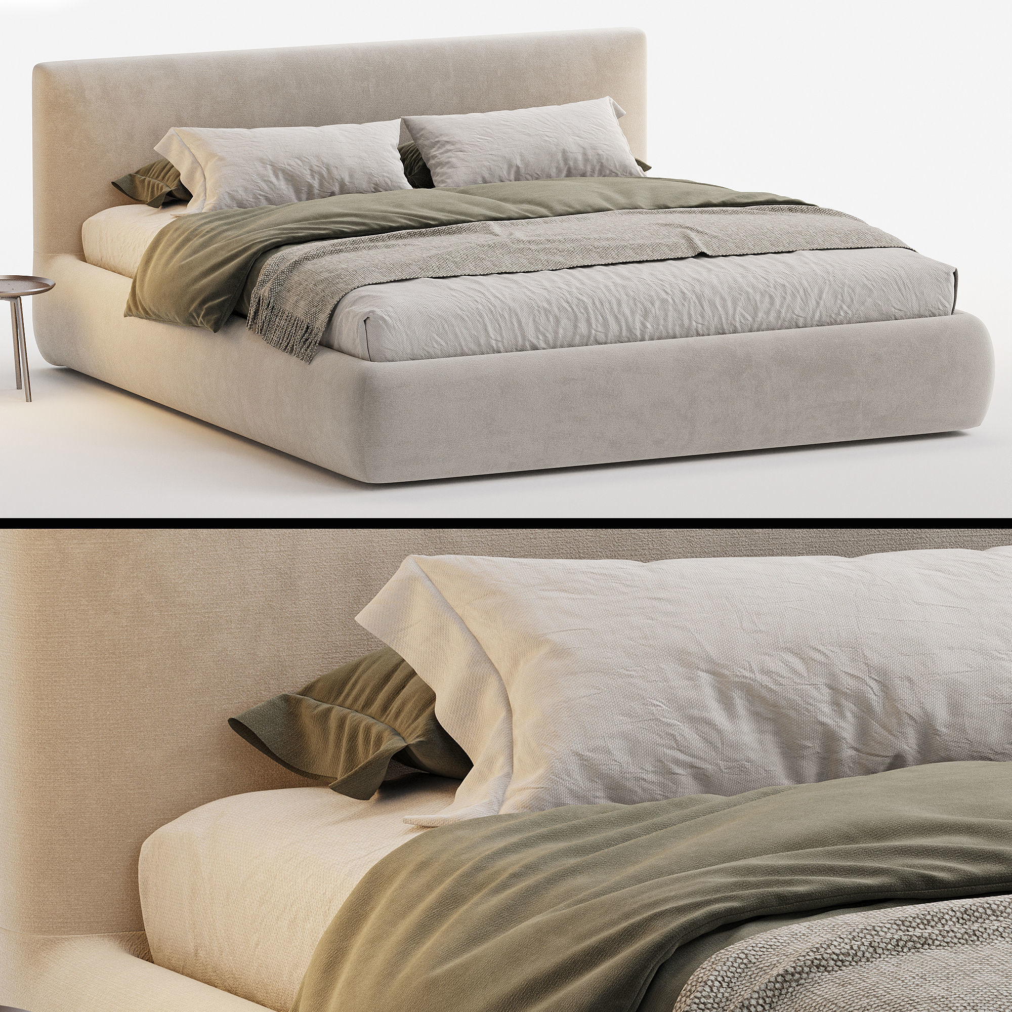 MERKURIO Bed 3D model_6
