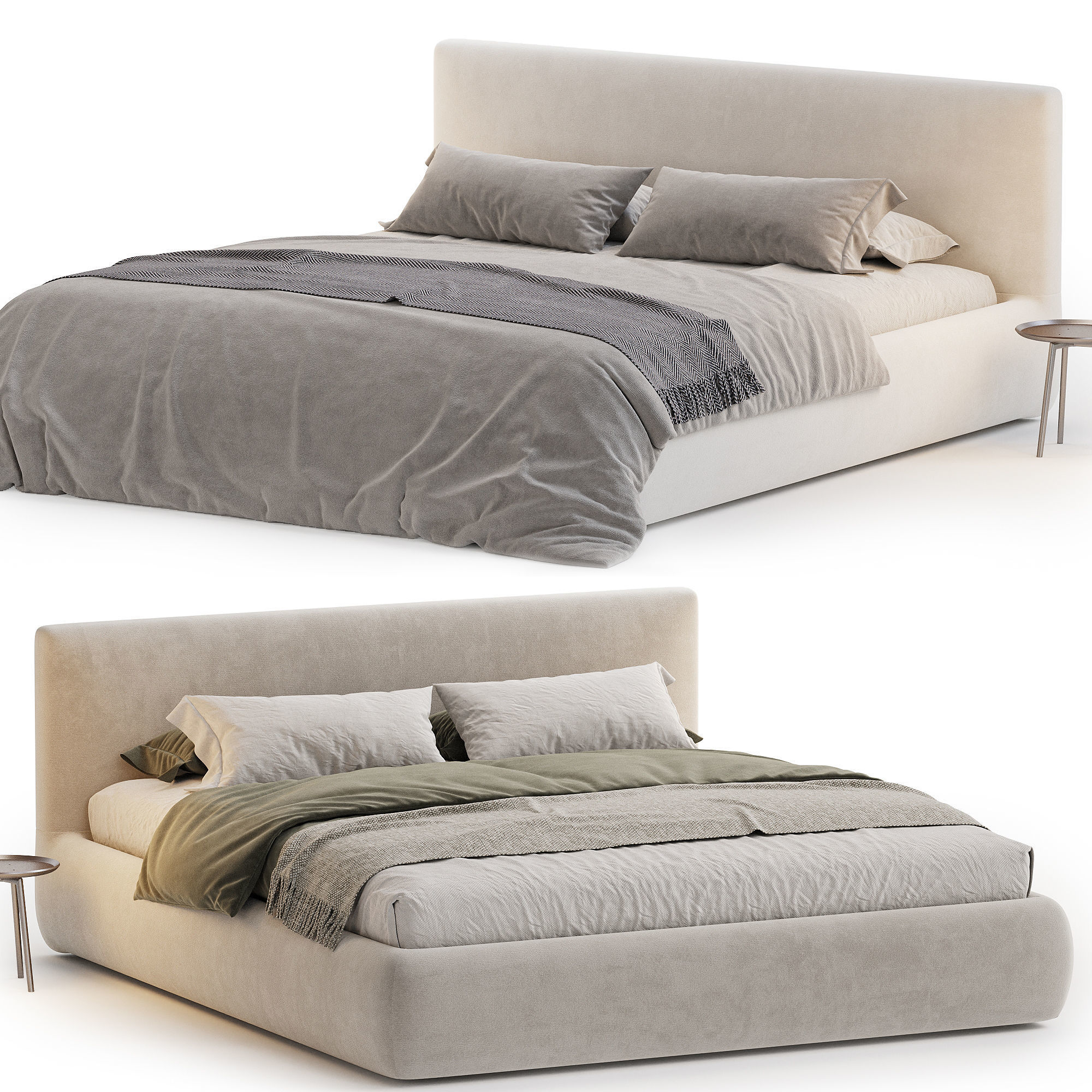 MERKURIO Bed 3D model_2