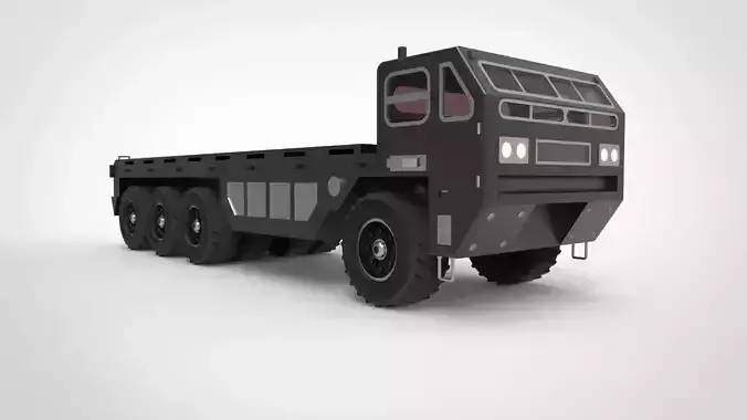 Military truck type C 3D model