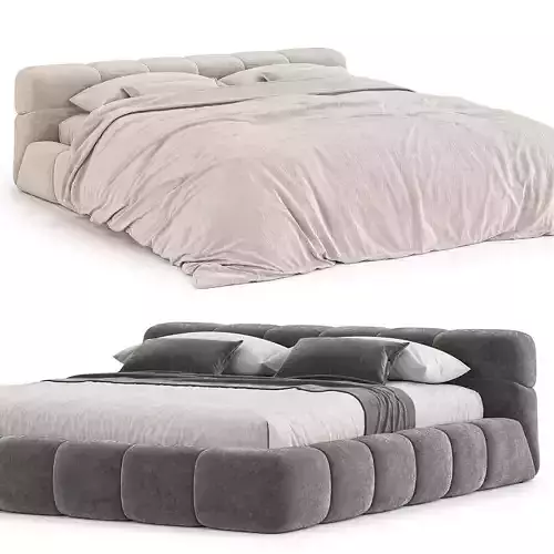 BB Italia Tufty Bed 3D model