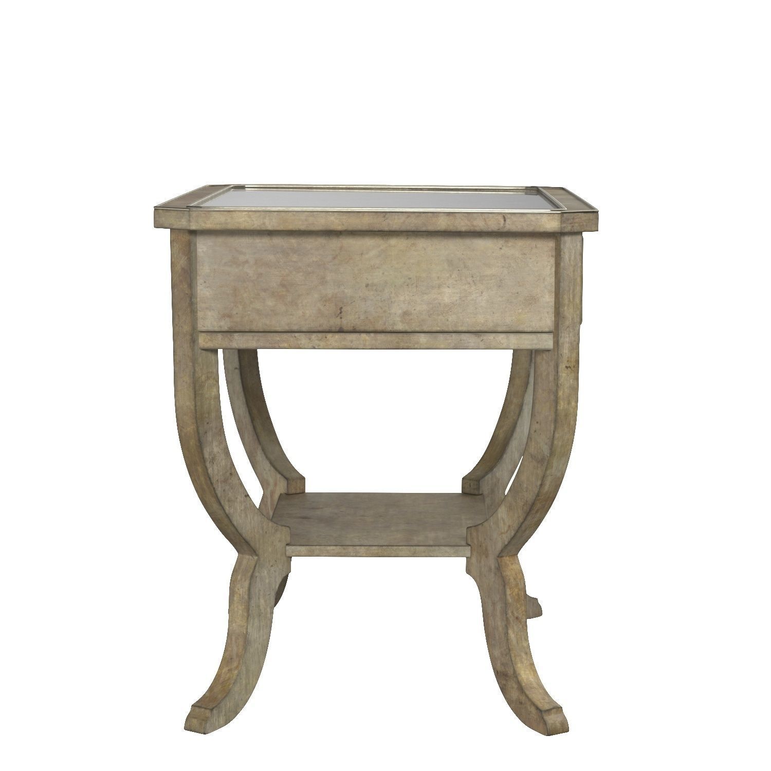 Sanctuary Bedside Table PBR 3D model_2