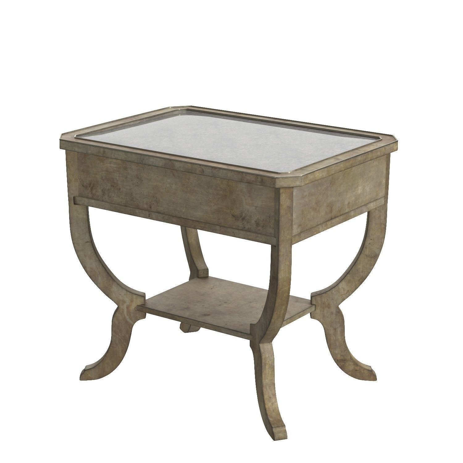 Sanctuary Bedside Table PBR 3D model_5