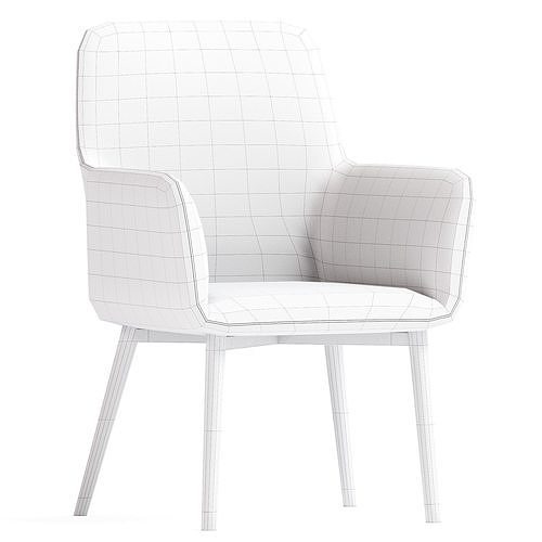 Mark Armchair 3D model 4
