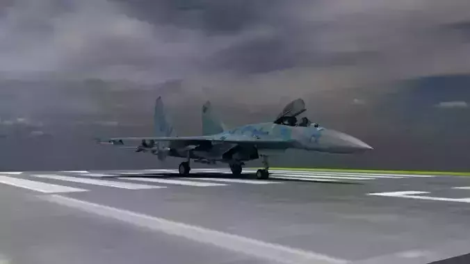 Su-27 Flanker 3D model