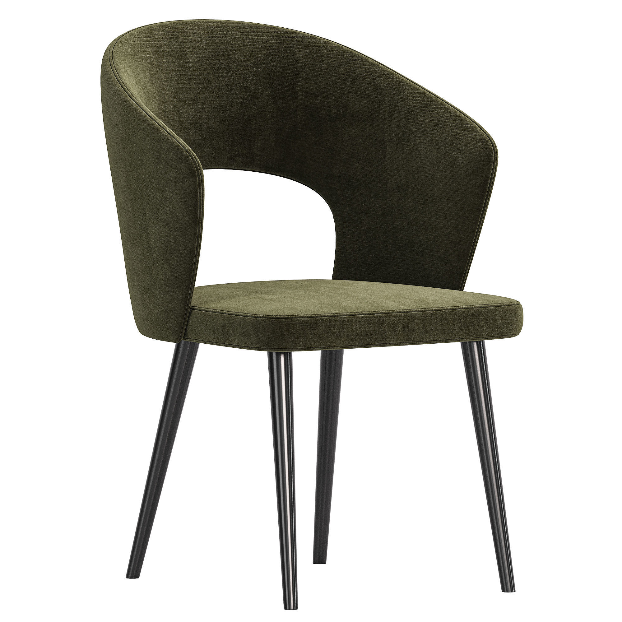 DARFORD OPEN BACK ARMCHAIR 3D model_16