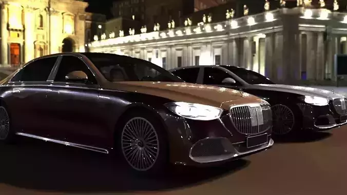 Mercedes Maybach 2022 3D model
