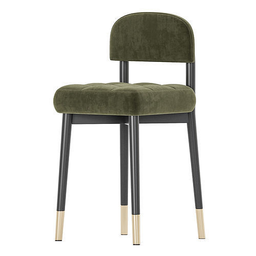 Ins Scandinavian Modern Chair 3D model 4