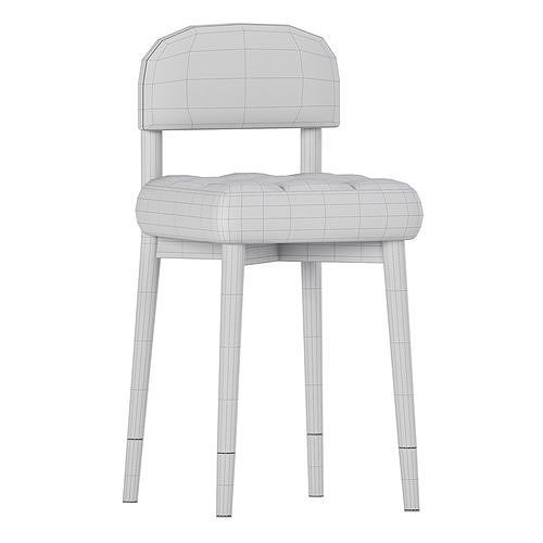 Ins Scandinavian Modern Chair 3D model 6