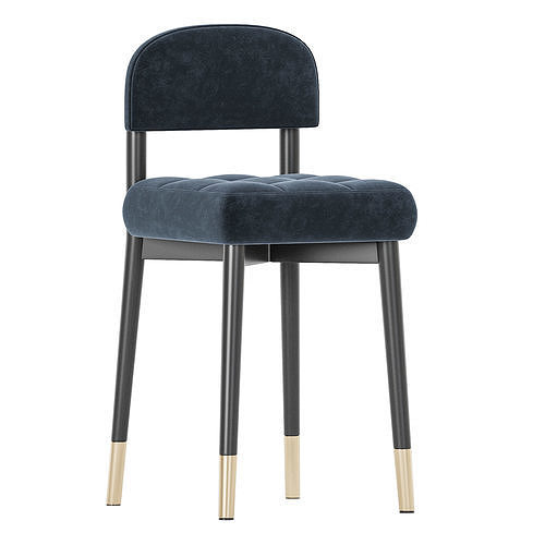 Ins Scandinavian Modern Chair 3D model 3