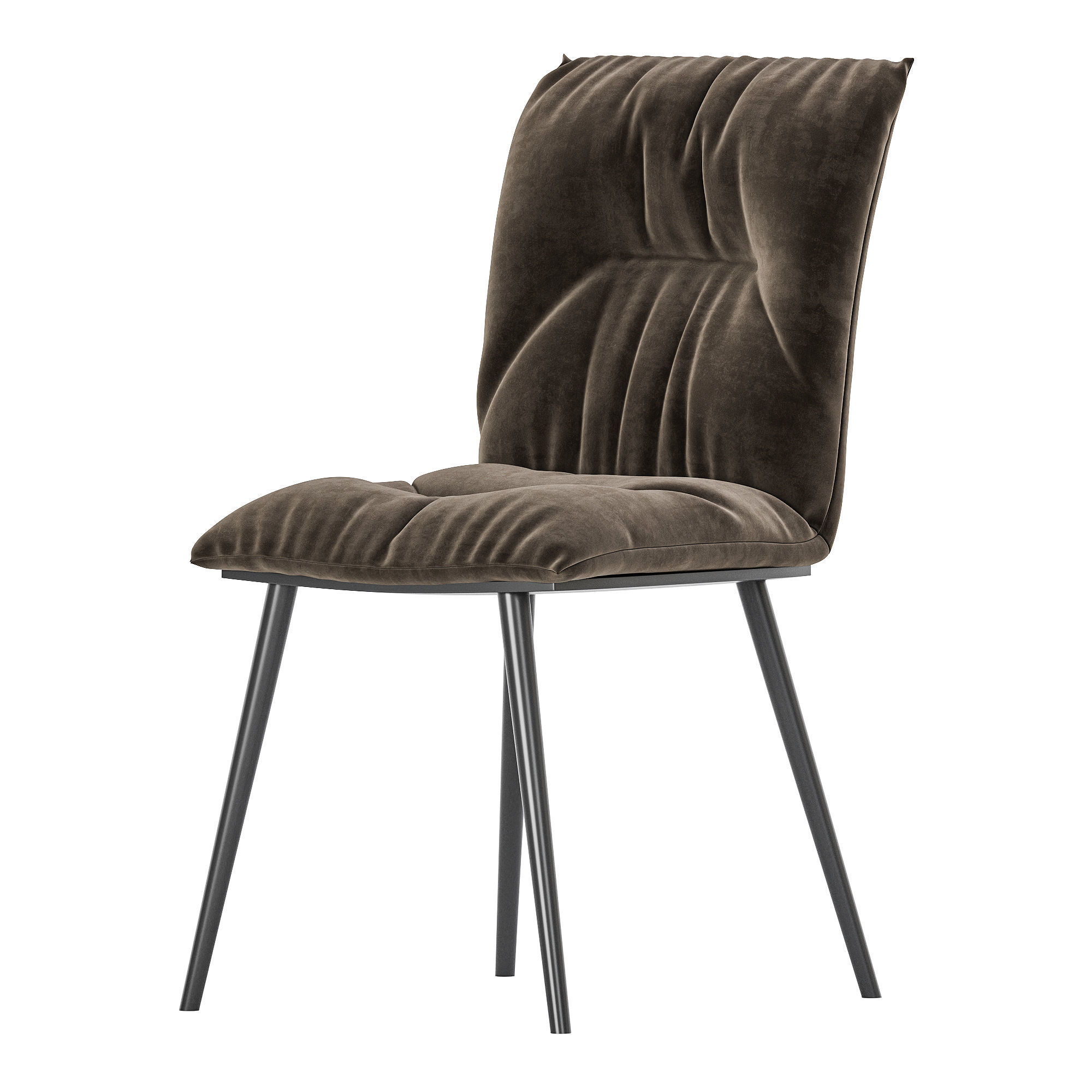 Scandinavian lamp light household chair 3D model_3