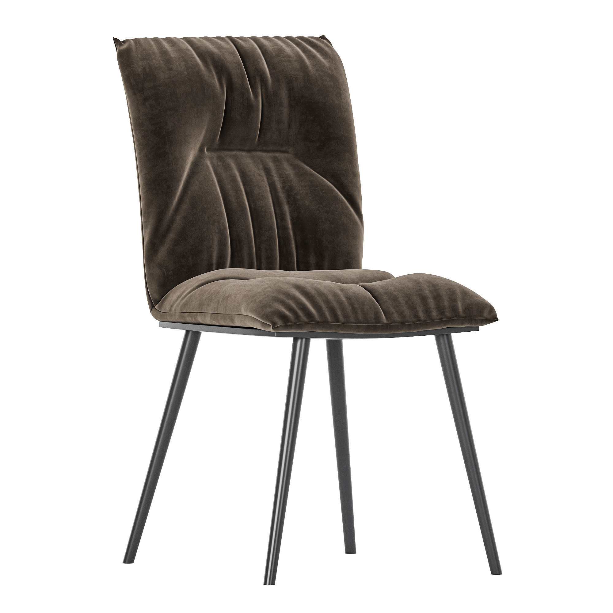 Scandinavian lamp light household chair 3D model_2