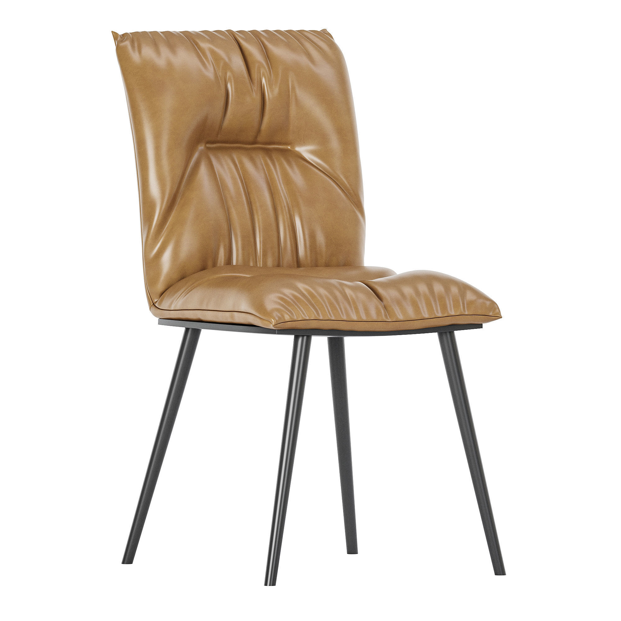 Scandinavian lamp light household chair 3D model_9