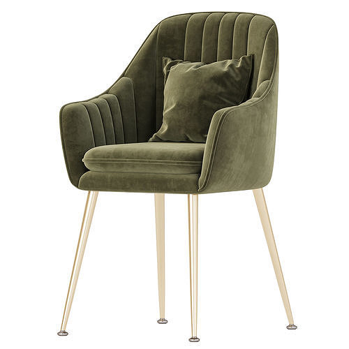 Luxurious Dining Chair 3D model 4