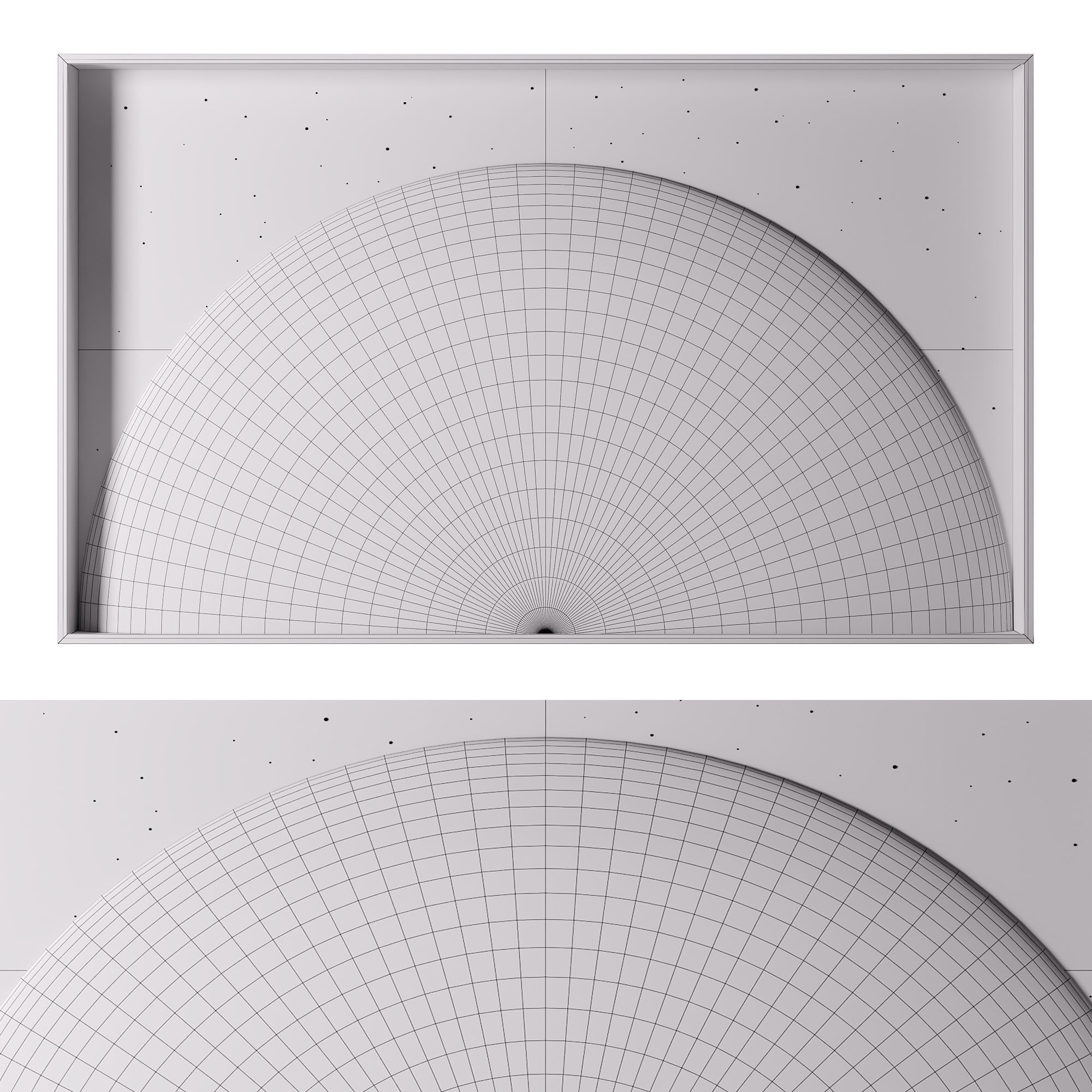 Decorative wall SURFACE OF THE MOON 2 3D model_3