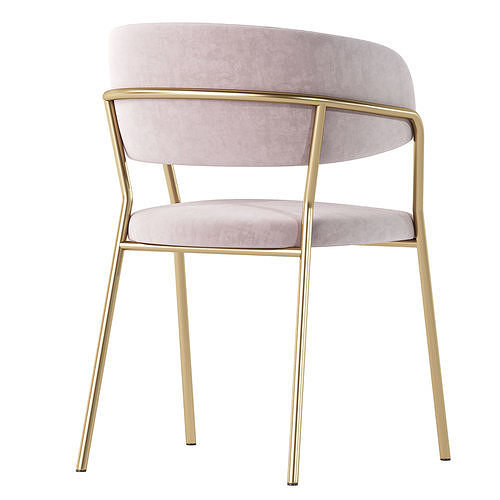 Kamelia chair 3D model 4
