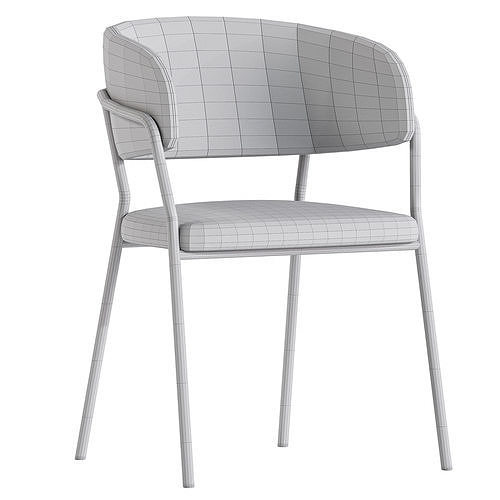 Kamelia chair 3D model 5
