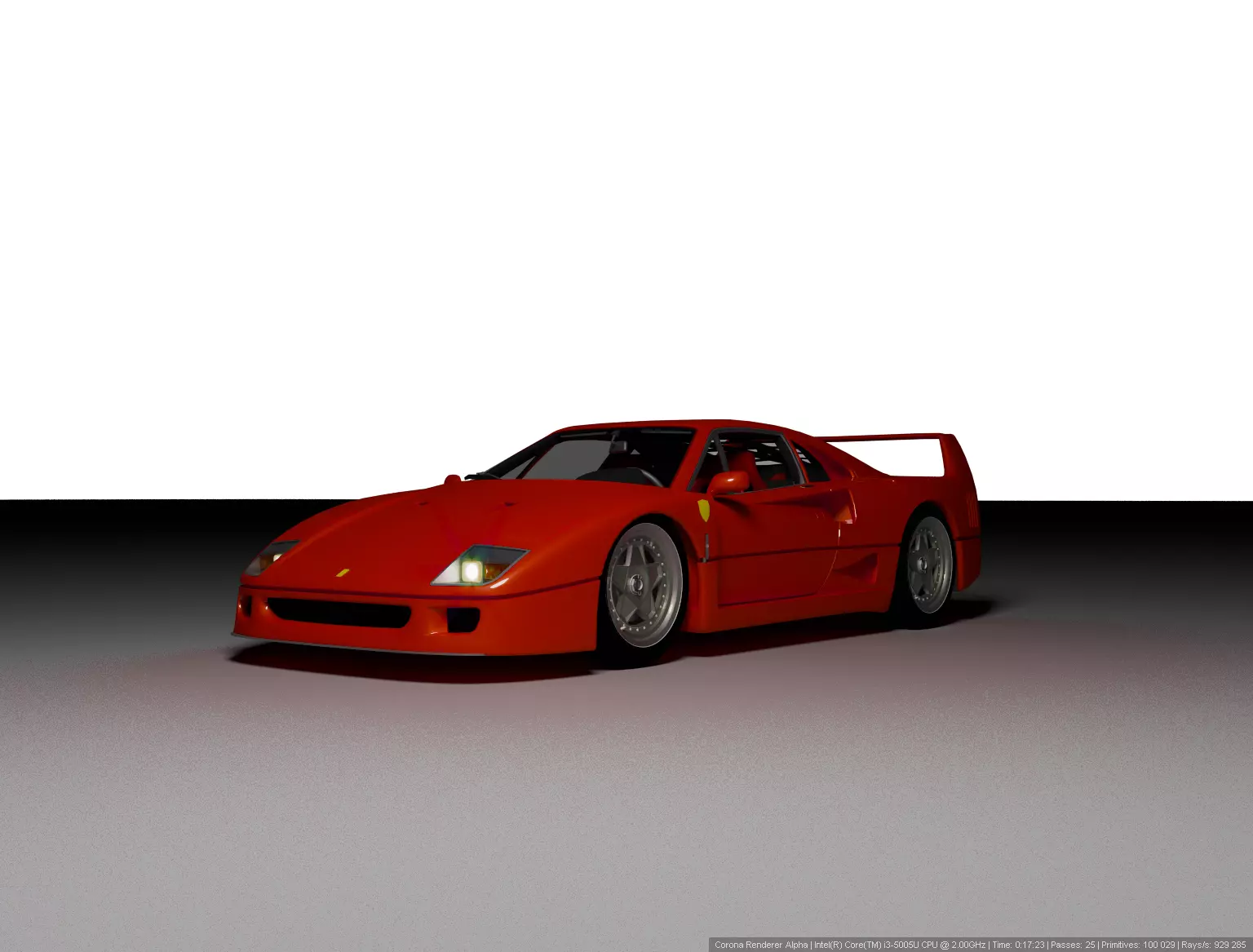 Ferrari F40 3D model_0