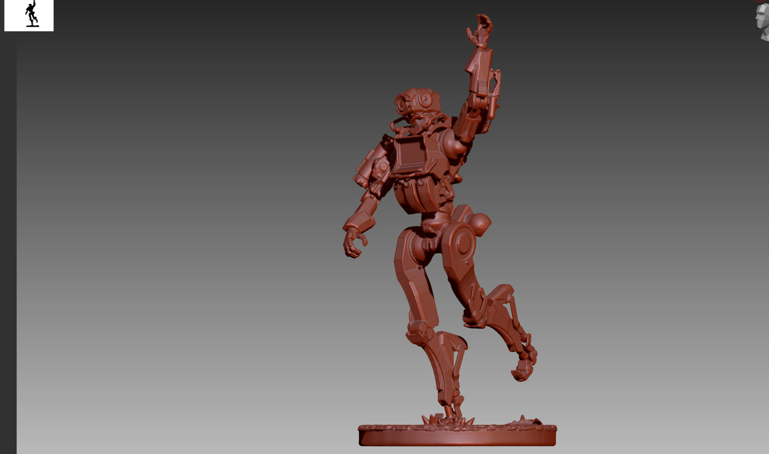 Apex Legends Pathfinder 3D print OBJ STL  3D print model_2