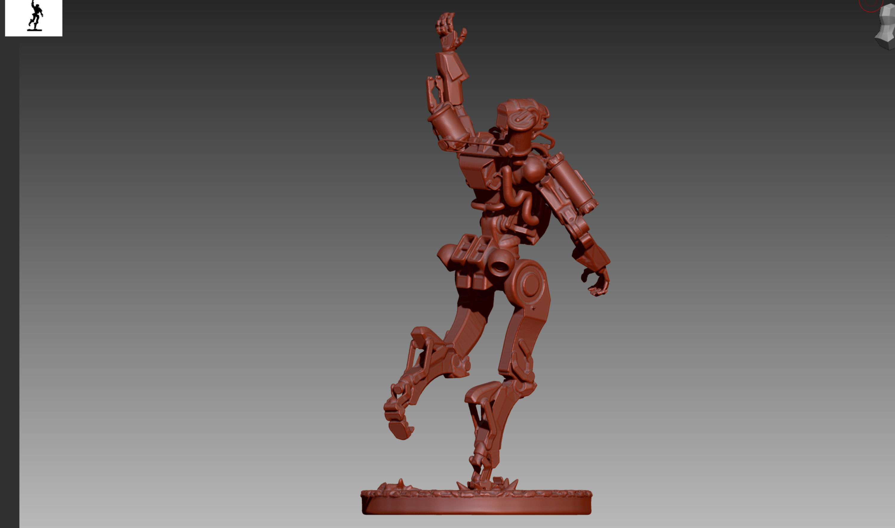 Apex Legends Pathfinder 3D print OBJ STL  3D print model_6