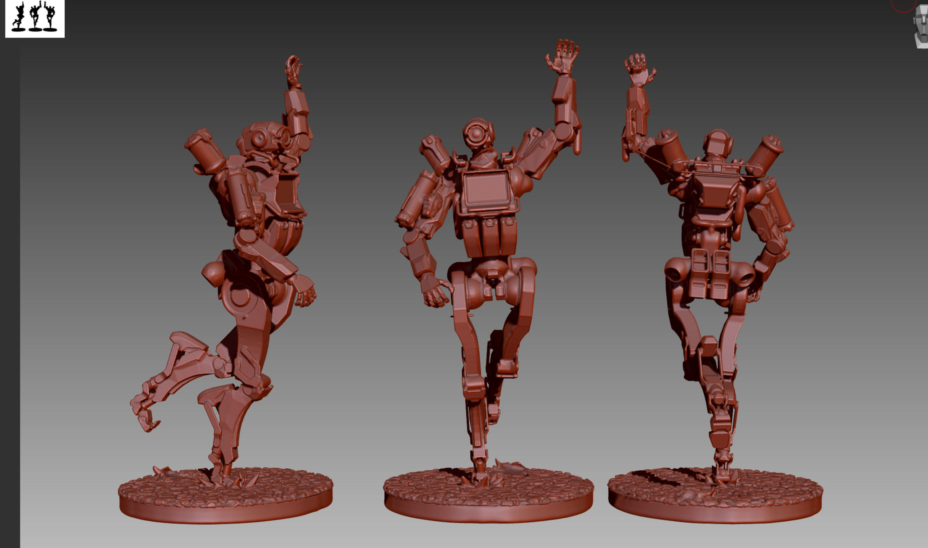 Apex Legends Pathfinder 3D print OBJ STL  3D print model_10