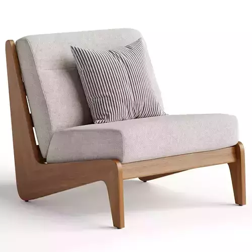 Fletcher Outdoor Armless Chair Natural