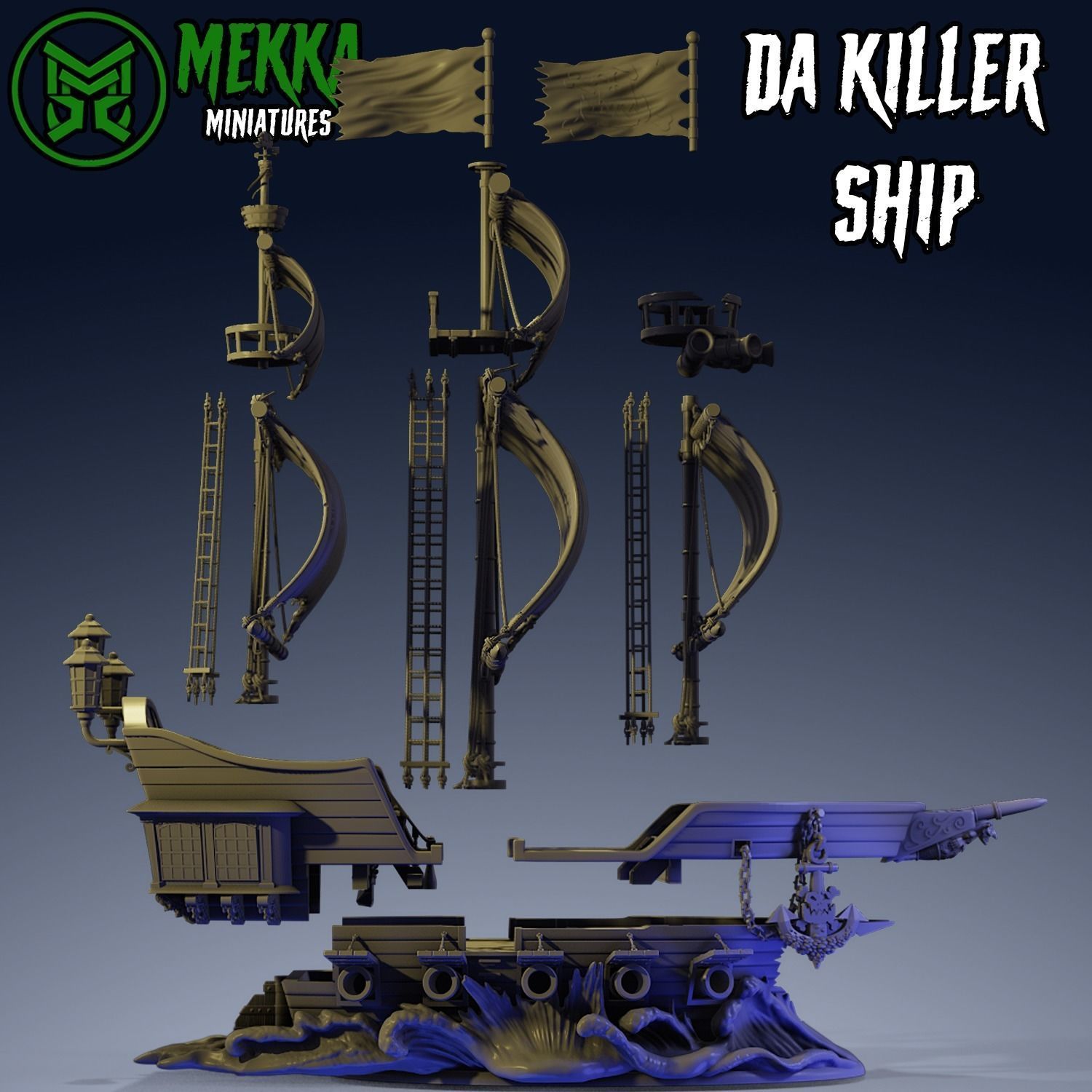 Da Killer Ship 3D print model_6