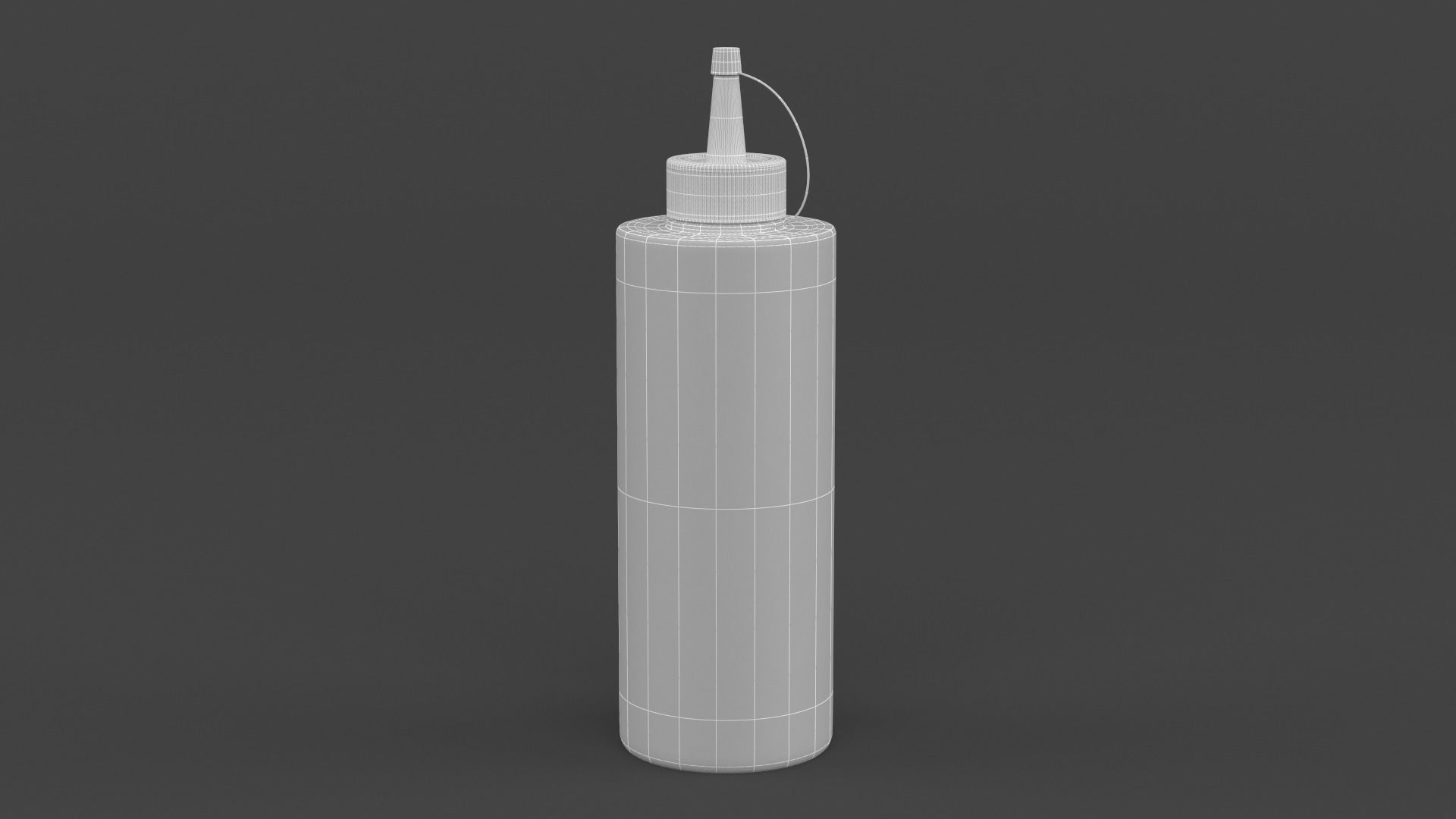 Sauce Bottles 3D model_10
