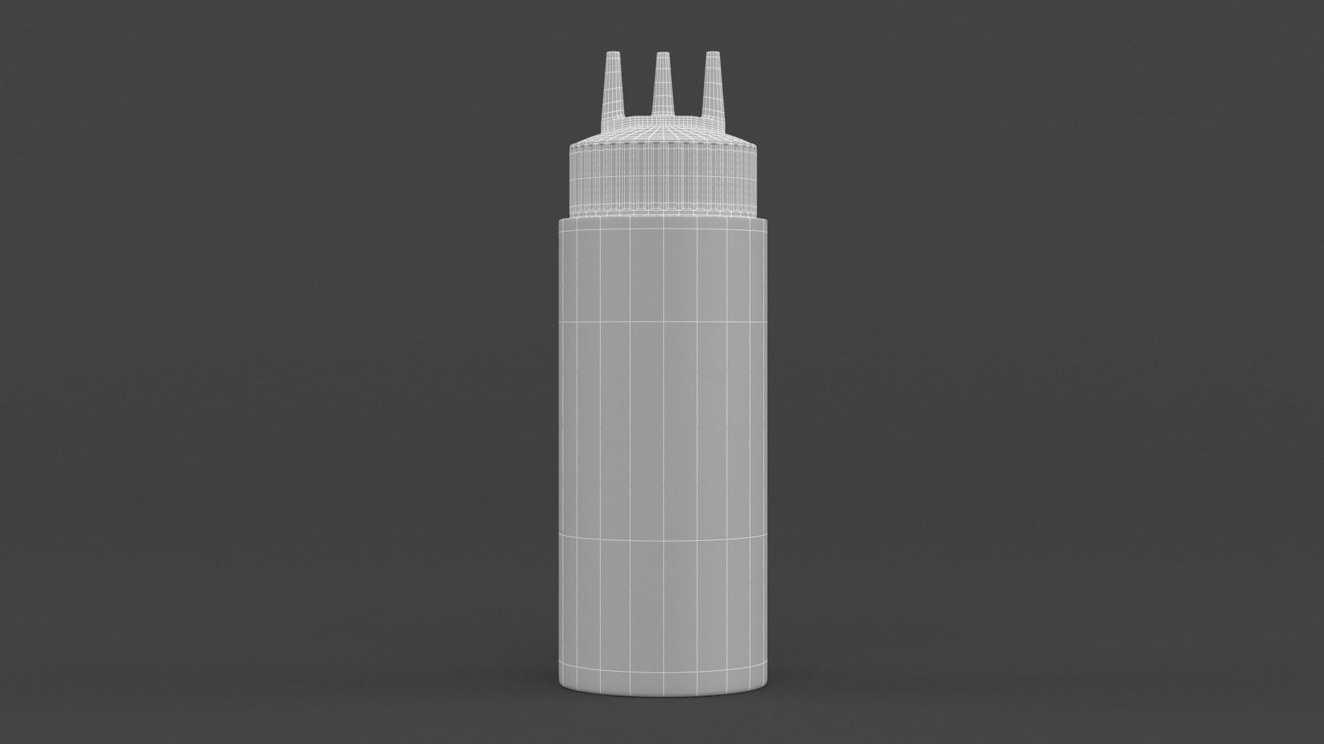 Sauce Bottles 3D model_12