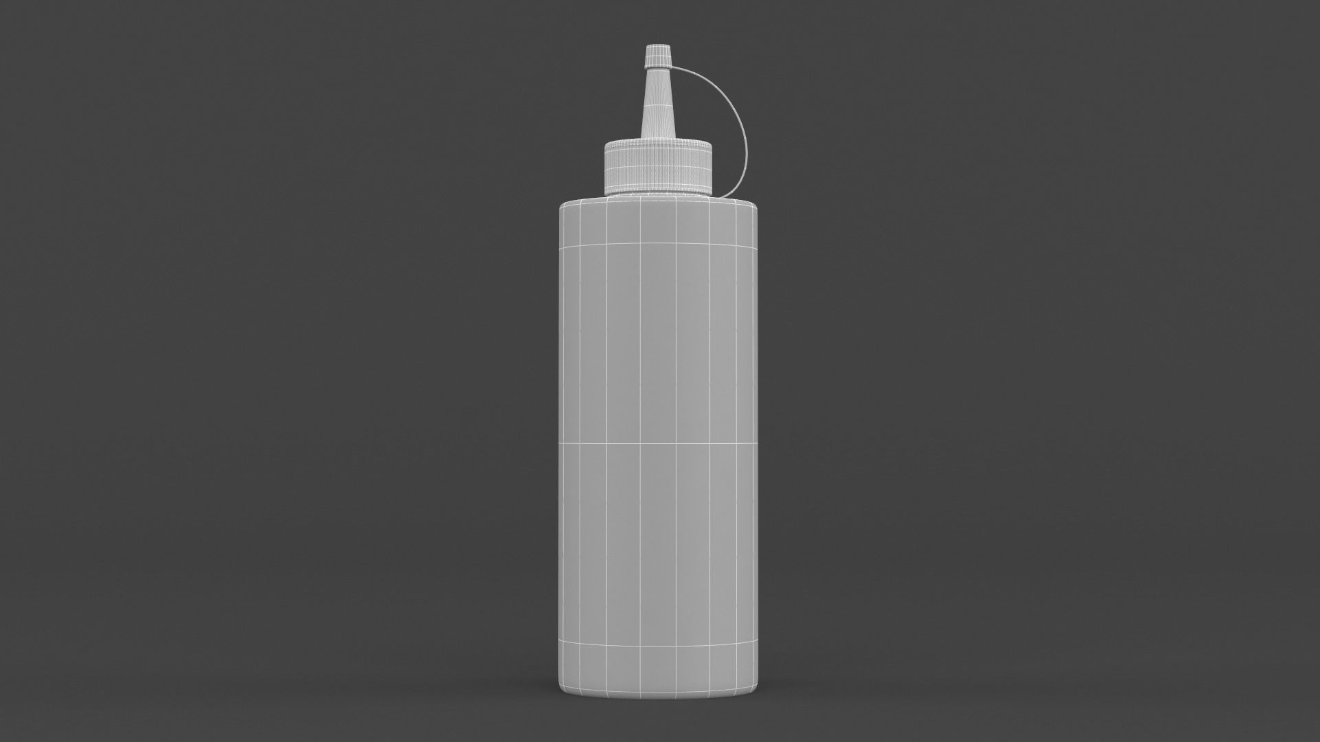 Sauce Bottles 3D model_9