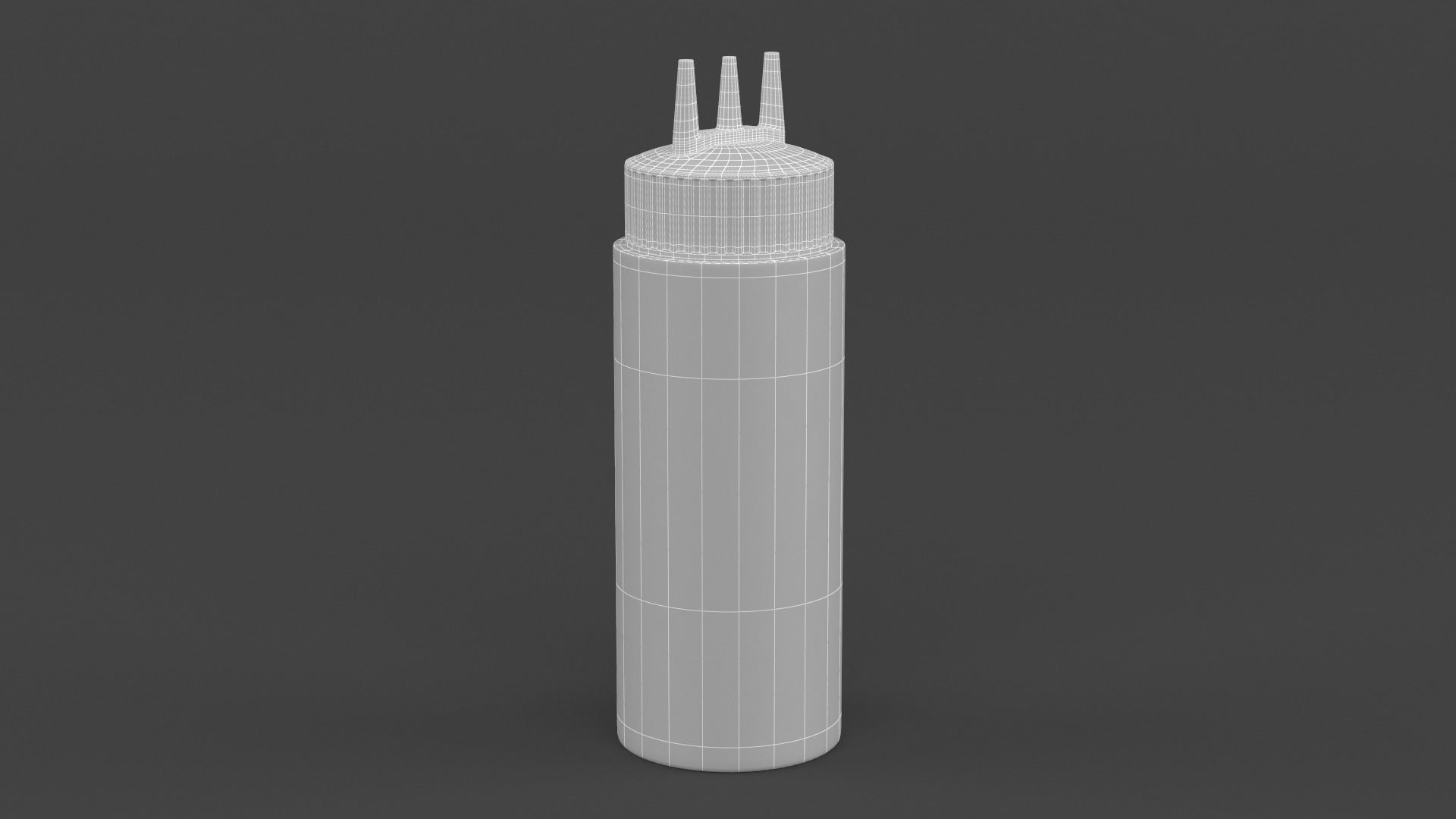 Sauce Bottles 3D model_13