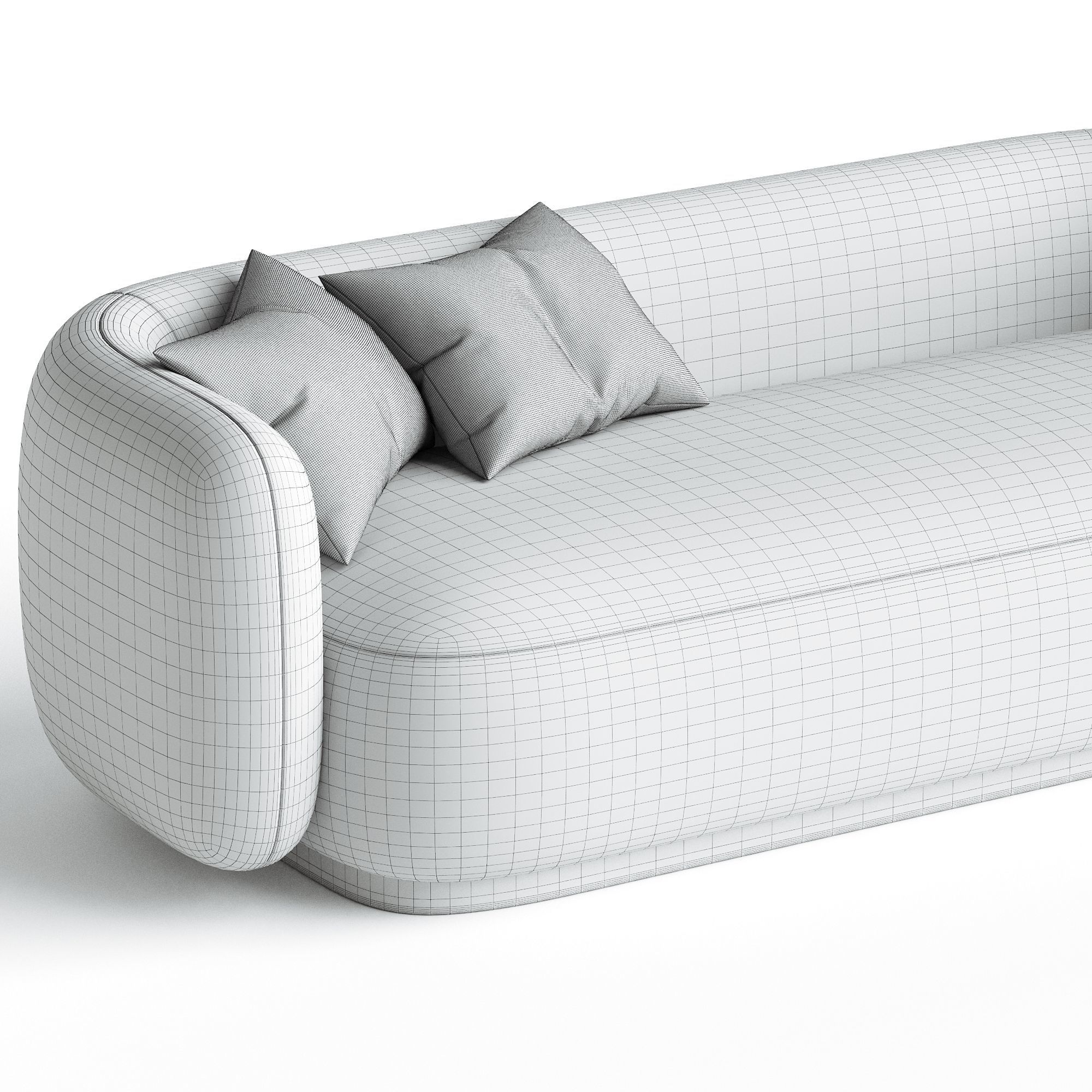 SOFA ROXY Low-poly 3D model_2